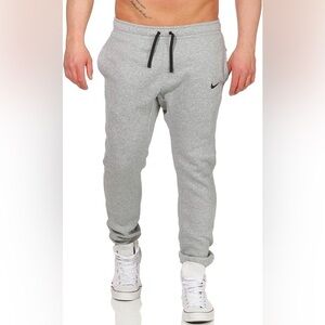 Men’s Nike Dri-Fit Fleece gray grey Small Sweatpants Pants joggers NWOT swoosh
